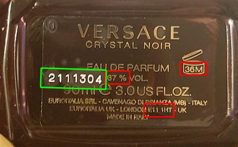 versace batch code